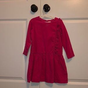 Pink ruffle gap dress